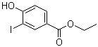结构式 CAS# 15126-07-5, 3-碘-4-羟基苯甲酸乙酯