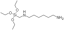 structure of CAS# 15129-36-9, N-(6-Aminohexyl)aminomethyltriethoxysilane;N-[(Triethoxysilyl)methyl]-1,6-hexanediamine