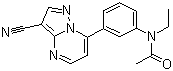 Zaleplon molecular structure (CAS 151319-34-5)