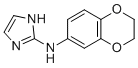 structure of CAS# 1513253-45-6, N-(2,3-dihydro-1,4-benzodioxin-6-yl)-1H-imidazol-2-amine