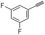 structure of CAS# 151361-87-4, 1-Ethynyl-3,5-difluorobenzene;3,5-Difluorophenylacetylene; [3,5-Difluorophenyl]ethyne