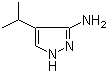 结构式 CAS# 151521-49-2, 4-异丙基-1H-吡唑-3-胺