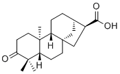 3-Oxokauran-17-oic acid molecular structure (CAS 151561-88-5)