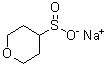 Tetrahydro-2H-pyran-4-sulfinic acid sodium salt (1:1) molecular structure (CAS 1516140-99-0)