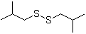 Diisobutyl disulfide molecular structure (CAS 1518-72-5)