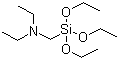 Diethyl amino methyl triethoxy silane molecular structure (CAS 15180-47-9)