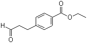 3-(4-Carboethoxy)phenyl propanal molecular structure (CAS 151864-81-2)