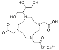 structure of CAS# 151878-23-8, rel-Calcium 2,2'-(7-(carboxymethyl)-10-((2R,3S)-1,3,4-trihydroxybutan-2-yl)-1,4,7,10-tetraazacyclododecane-1,4-diyl)diacetate;calcium 2,2'-(7-(carboxymethyl)-10-(1,3,4-trihydroxybutan-2-yl)-1,4,7,10-tetraazacyclododecane-1,4-diyl)diacetate