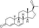 structure of CAS# 152-62-5, Dydrogesterone;(9beta,10alpha)-Pregna-4,6-diene-3,20-dione; 17-Acetyl-10,13-dimethyl-1,2,8,9,11,12,14,15,16,17-decahydrocyclopenta[a]phenanthren-3-one