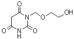 1-[(2-Hydroxyethoxy)methyl]-2,4,6(1H,3H,5H)-pyrimidinetrione molecular structure (CAS 152099-78-0)