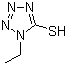 1-乙基-5-巯基-1,2,3,4-四氮唑分子结构 (CAS 15217-53-5)