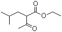 Ethyl 2-isobutylacetoacetate molecular structure (CAS 1522-34-5)