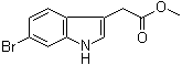 6-Bromo-1H-indole-3-acetic acid methyl ester molecular structure (CAS 152213-63-3)