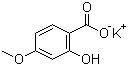 Potassium 4-methoxysalicylate molecular structure (CAS 152312-71-5)