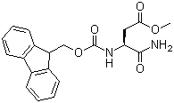 (S)-3-(9H-Fluoren-9-ylmethoxycarbonylamino)succinamic acid methyl ester molecular structure (CAS 152338-32-4)