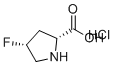 (2R,4R)-4-fluoropyrrolidine-2-carboxylic acid hydrochloride molecular structure (CAS 1523541-82-3)
