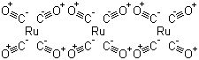 Triruthenium dodecacarbonyl molecular structure (CAS 15243-33-1)