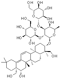 Buddlejasaponin IVb molecular structure (CAS 152580-79-5)