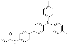2-Propenoic acid 4'-[bis(4-methylphenyl)amino][1,1'-biphenyl]-4-yl ester molecular structure (CAS 152636-45-8)