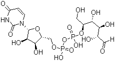 Uridine 5'-diphosphoglucose molecular structure (CAS 152697-45-5)