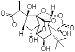 structure of CAS# 15291-76-6, Ginkgolide C;1,7-Dihydroxy-ginkgolide A