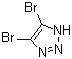 4,5-Dibromo-1H-1,2,3-triazole molecular structure (CAS 15294-81-2)