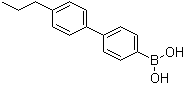 (4'-Propyl-1,1'-biphenyl-4-yl)boronic acid molecular structure (CAS 153035-56-4)