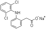 Diclofenac sodium molecular structure (CAS 15307-79-6)