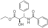 (2R,3S)-3-(苯甲酰基氨基)-2-羟基苯丙酸乙酯分子结构 (CAS 153433-80-8)