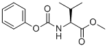 结构式 CAS# 153441-77-1, N-(苯基氧羰基)-L-缬氨酸甲基酯