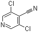 3,5-Dichloro-4-pyridinecarbonitrile molecular structure (CAS 153463-65-1)