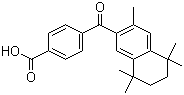 4-[(5,6,7,8-Tetrahydro-3,5,5,8,8-pentamethyl-2-naphthalenyl)carbonyl]benzoic acid molecular structure (CAS 153559-46-7)