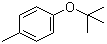 structure of CAS# 15359-98-5, 4-tert-Butoxytoluene;tert-Butyl p-tolyl ether; 4-Methylphenyl tert-butyl ether; tert-Butyl 4-methylphenyl ether; p-tert-Butoxytoluene