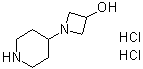 structure of CAS# 1537465-19-2, 1-(4-Piperidinyl)-3-azetidinol hydrochloride (1:2)