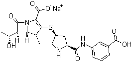 Ertapenem Sodium molecular structure (CAS 153773-82-1)
