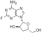 3'-Deoxy-2-fluoroadenosine molecular structure (CAS 15386-69-3)