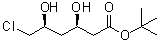 (3R,5S)-6-Chloro-3,5-dihydroxyhexanoic acid tert-butyl ester molecular structure (CAS 154026-93-4)