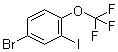 4-Bromo-2-iodo-1-(trifluoromethoxy)benzene molecular structure (CAS 154065-33-5)