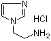 1H-Imidazole-1-ethanamine monohydrochloride molecular structure (CAS 154094-97-0)