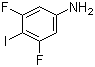 3,5-Difluoro-4-iodoaniline molecular structure (CAS 1542-34-3)