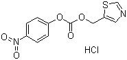 结构式 CAS# 154212-59-6, ((5-噻唑基)甲基)-(4-硝基苯基)碳酸酯盐酸盐