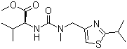 N-((N-甲基-N-((2-异丙基-4-噻唑基)甲基)氨基)甲酰)-L-缬氨酸甲酯分子结构 (CAS 154248-99-4)