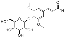 Sinapaldehyde glucoside molecular structure (CAS 154461-65-1)