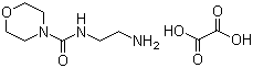 结构式 CAS# 154467-16-0, N-(2-氨基乙基)-4-吗啉甲酰胺草酸盐