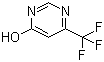 4-Hydroxy-6-(trifluoromethyl)pyrimidine molecular structure (CAS 1546-78-7)