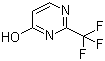 structure of CAS# 1546-80-1, 4-Hydroxy-2-(trifluoromethyl)pyrimidine;2-(Trifluoromethyl)pyrimidin-4-ol; 2-Trifluoromethyl-4(1H)-pyrimidinone