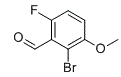 structure of CAS# 154650-22-3, 2-Bromo-6-fluoro-3-methoxybenzaldehyde