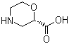 (S)-Morpholine-2-carboxylic acid molecular structure (CAS 154731-81-4)