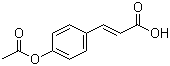 4-Acetoxycinnamic acid molecular structure (CAS 15486-19-8)