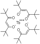 Tris(dipivaloylmethanato)terbium molecular structure (CAS 15492-51-0)